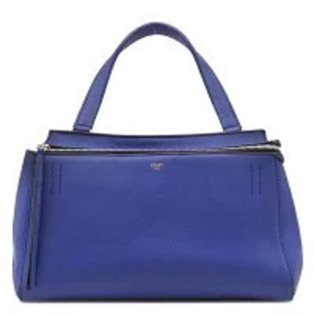 Celine Handbag blue leather single handle shoulder bag